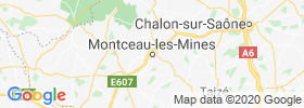 Montceau Les Mines map